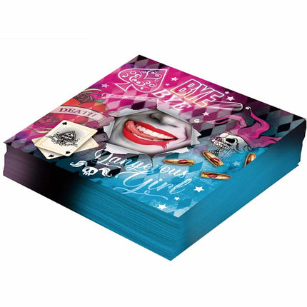 Suicide Squad Servietten 33cm 12 Stk.