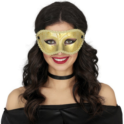 Venezianische Augenmaske Gold