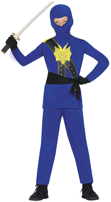 Ninja Kostüm Blauer Junge