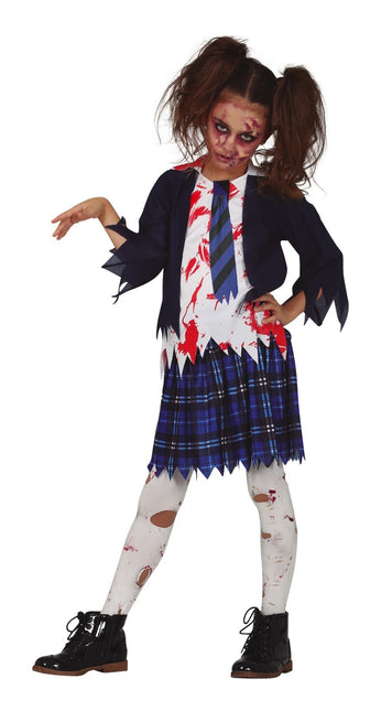 Halloween Kostüm Mädchen Zombie Gelehrter