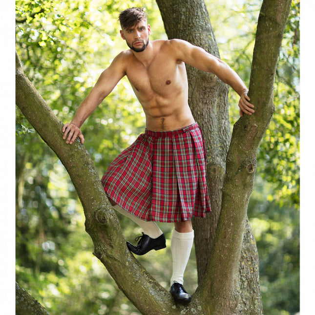 Schottischer Kilt Rot