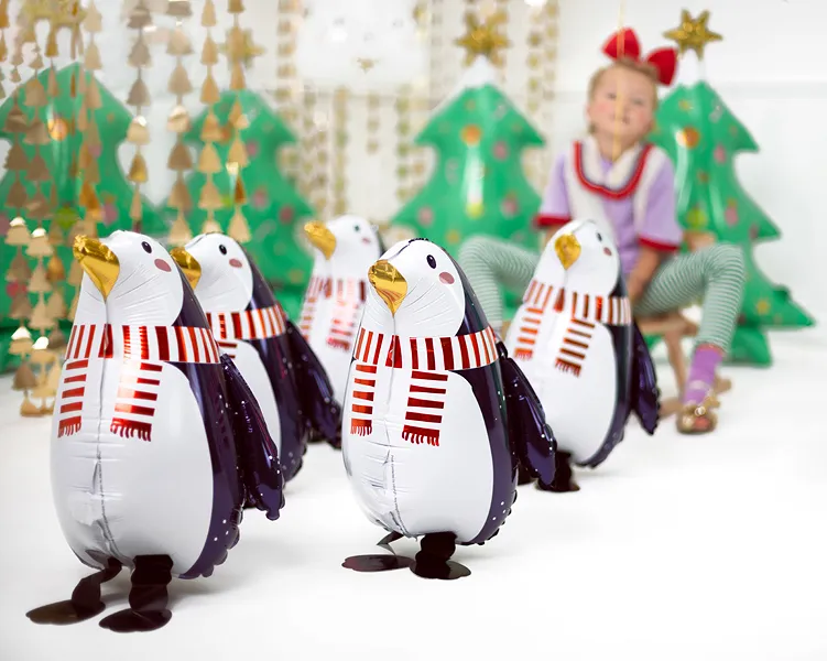 Heliumballon Pinguin Leer 42cm
