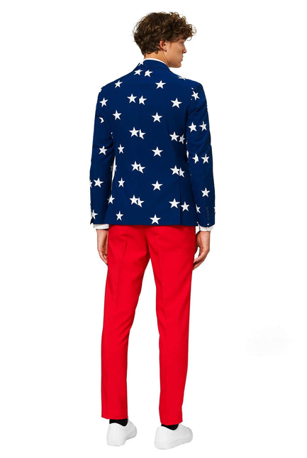 USA Stars Stripes Anzug Männer <tc>OppoSuits</tc>