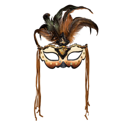 Halloween Maske Voodoo Glitter