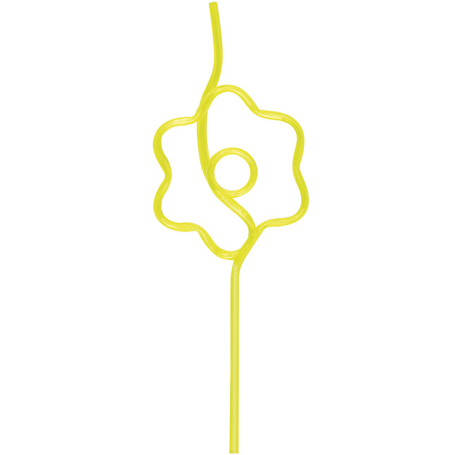 Bunte Strohhalme Blume 5 Stk.