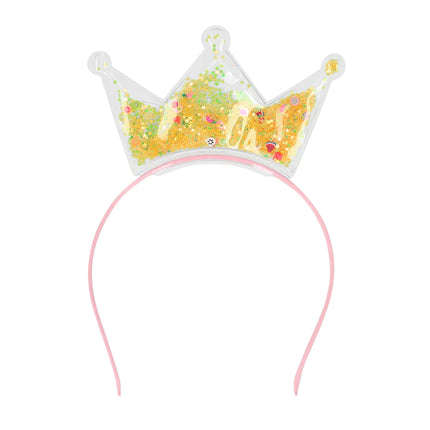 Prinzessin Haarband Glitterkrone