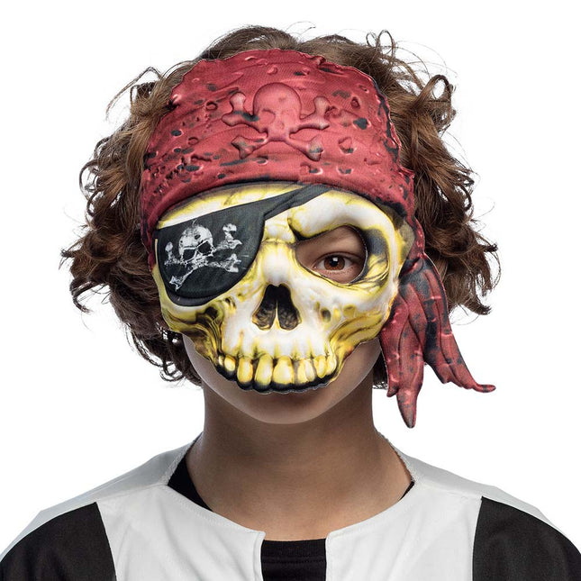 Piratenmaske halb