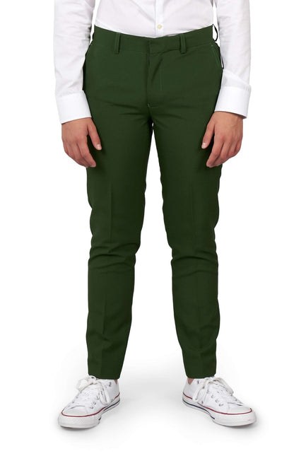 Dunkelgrüner Anzug Junge Teen <tc>OppoSuits</tc>