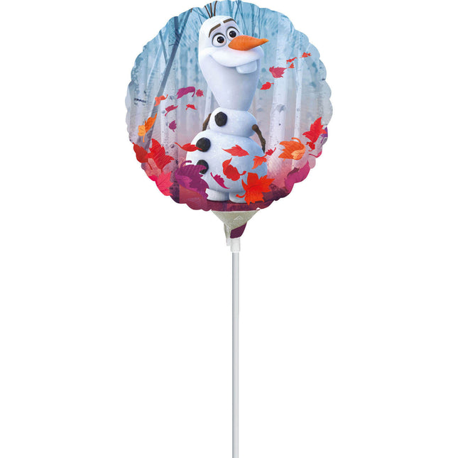 Gefrorene 2 Folienballon Mini Olaf 27cm