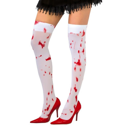 Blutige Strümpfe für Halloween