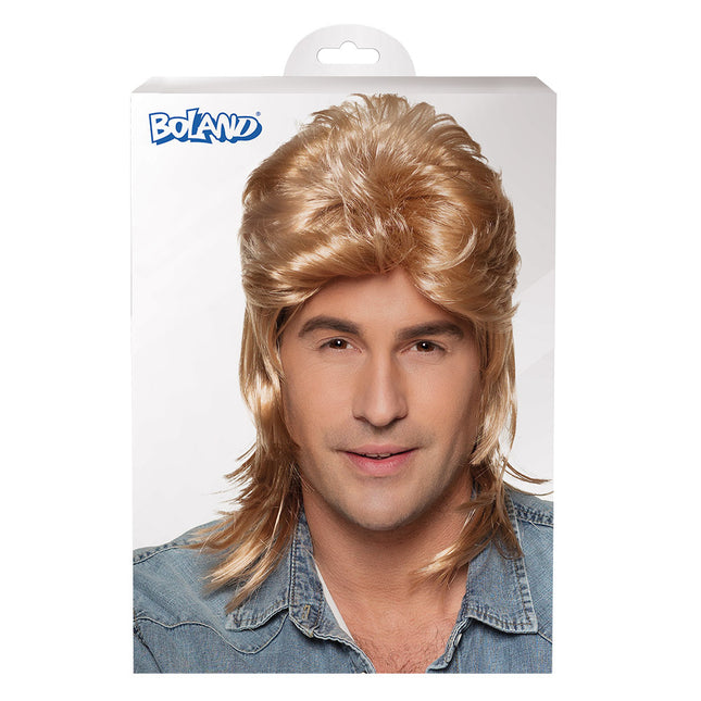 80er Perücke Aso Blond