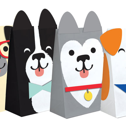 Partytüten Hunde 20cm 8Stk