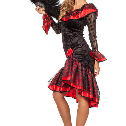 Flamenco Spanisches Kleid Deluxe