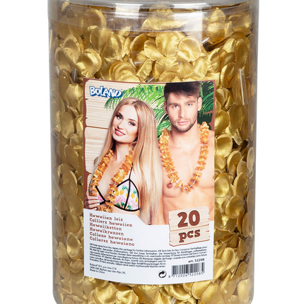 Hawaii Kranz Set Gold 20tlg.