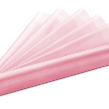 Hellrosa Organza-Stoff 36cm 9m