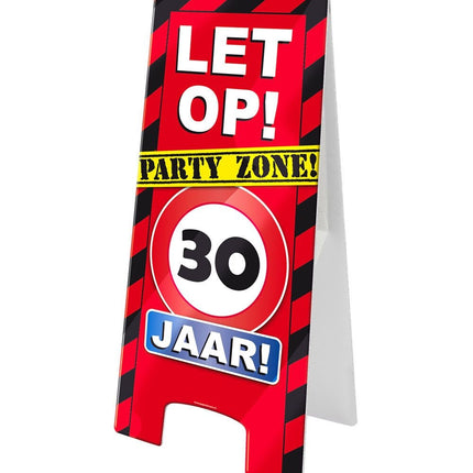 Warnschild 30 Jahre 62,5cm