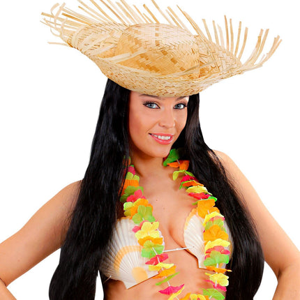 Hawaii Strohhut Nackt