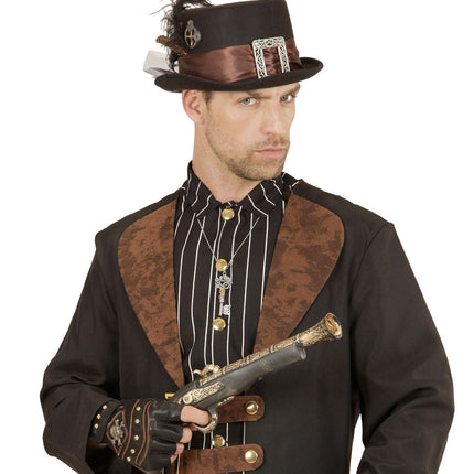 Hut Steampunk Schnalle