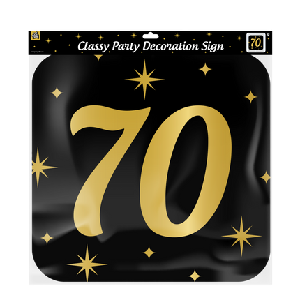 Türschild 70 Jahre 50cm