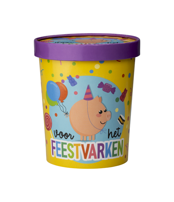 Bonbontablett Party Schwein 12cm