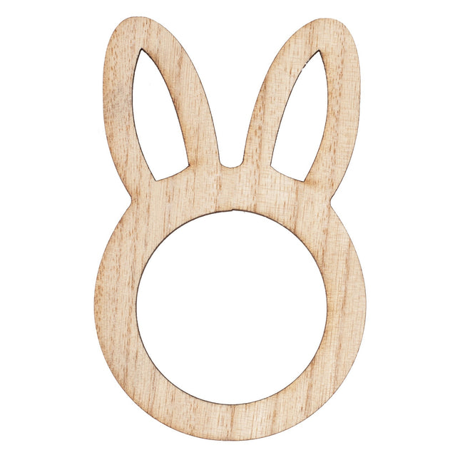 Ostern Tischdekoration Holz Hase 6,5cm