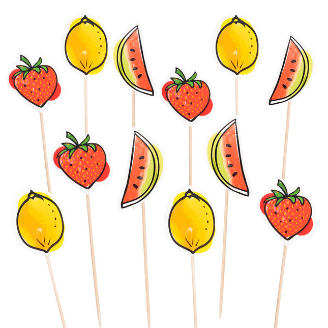 Cocktailspieße Obst 12cm 12 Stk.