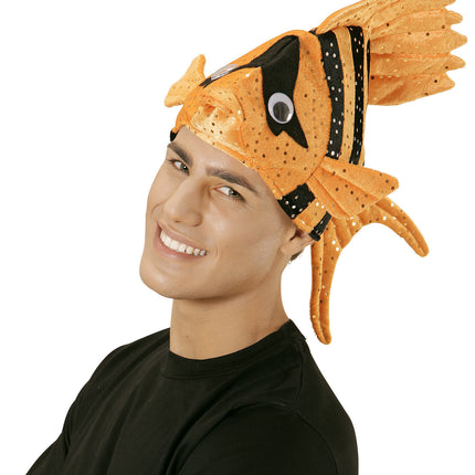Fischhut Orange