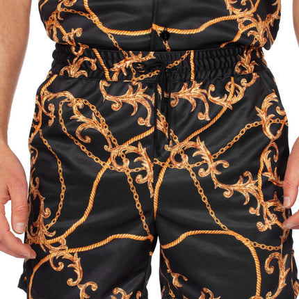 Festival Outfit Gold Schwarz