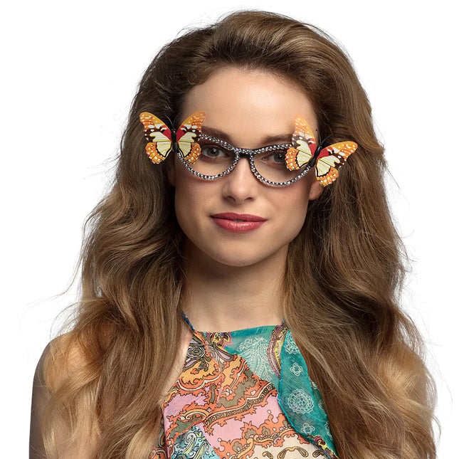 Brille Schmetterling