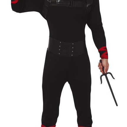Ninja Kostüm Kind Schwarz