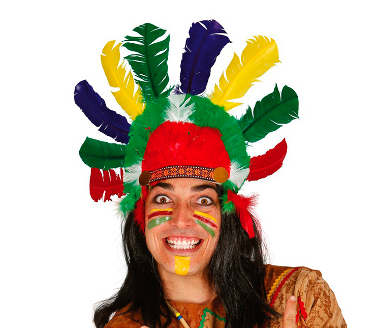 Indianer Stirnband Federn