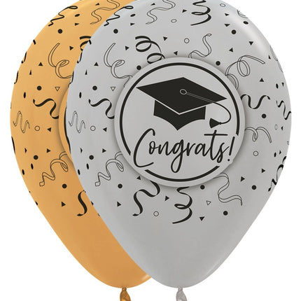 Ballons Congrats Graduation Mix 30cm 25pcs