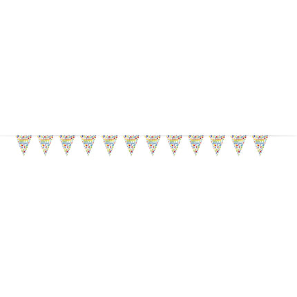 Happy Birthday Girlande Bunt 3,65m