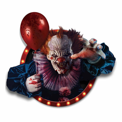 Halloween Wanddekoration Clown 80cm
