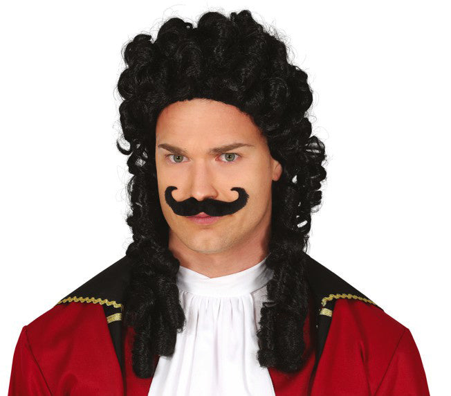 Piraten Perücke Schwarz