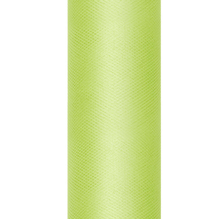 Hellgrüne Tüllrolle 30cm 9m
