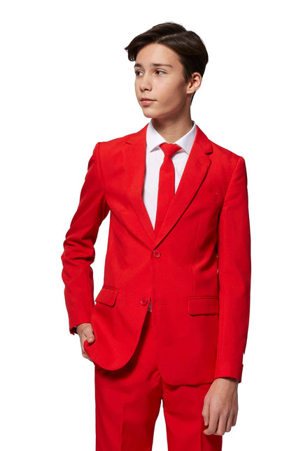 Red Suit Boy Teen <tc>OppoSuits</tc>