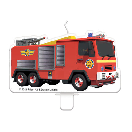 Feuerwehrmann Sam Kerze 9,1cm