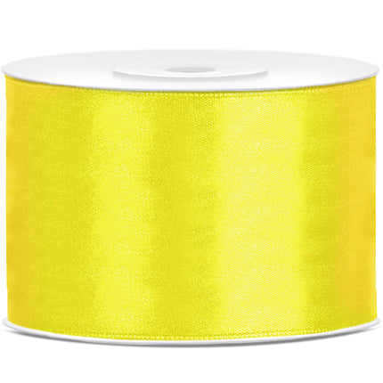 Satinband Gelb 50mm 25m