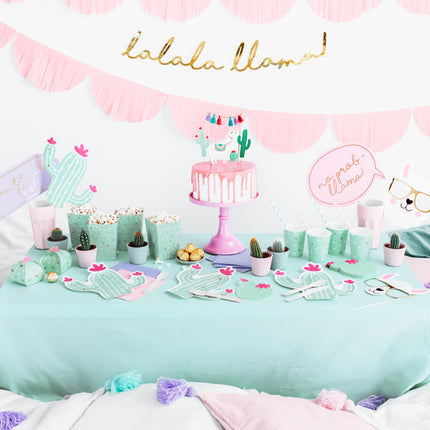 Banner Lalala Llama Gold 82cm