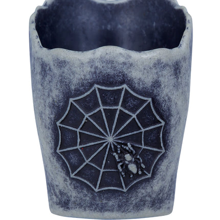 Halloween Tischdekoration Totenkopf Kerze 6cm