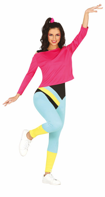 Athleten Kostüm Damen Rosa