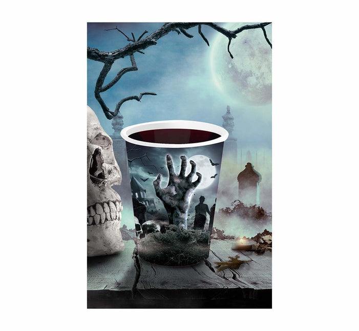Halloween Friedhofsbecher 355ml 6 Stk.