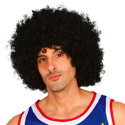 Afro Perücke Schwarz