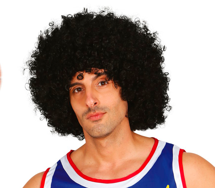 Afro Perücke Schwarz