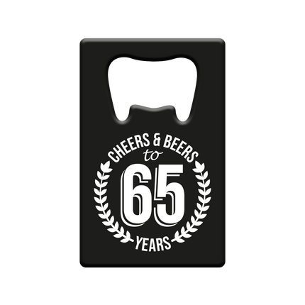 Bieröffner 65 Jahre Cheers & Beers