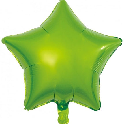 Heliumballon Stern Grün Leer 45cm