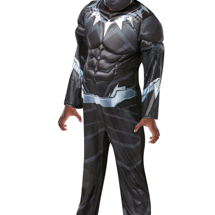 Black Panther Anzug Kind Luxe Muskulös