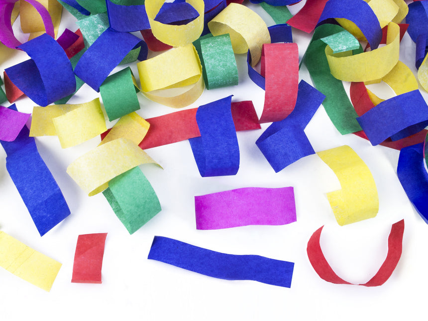 Konfettikanone Buntes Papier 20 cm