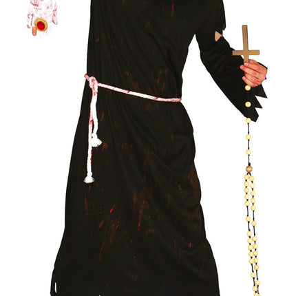 Zombie Halloween Kostüm Männer Priester L